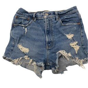 Abercrombie and fitch high rise mom short.